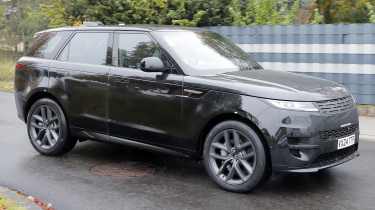 Range Rover Sport Electric spy shot - front angled