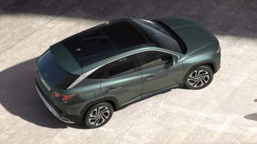 Hyundai Tucson facelift 2024 - above