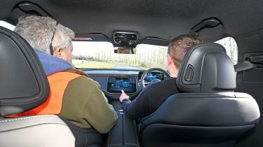 Auto Express senior content editor Shane Wilkinson driving the Mercedes E-Class