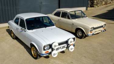 MST Mk1 Sports Escort remake - front overhead with original Escort
