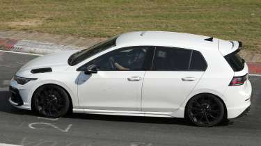 VW Golf R spy shot - rear angled