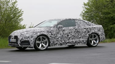 New Audi RS5 spied - side