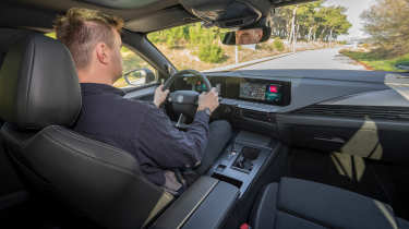 Alastair Crooks driving the facelifted Vauxhall Astra