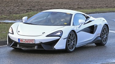 McLaren sports series spy - front