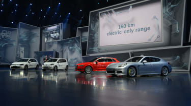 VW group e range