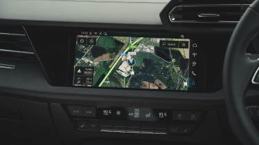 New Audi A3 TFSIe plug-in hybrid - infotainment screen 