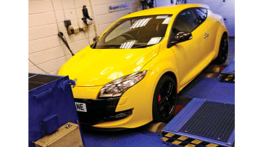 Superchips Renaultsport Megan rolling road