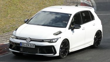 VW Golf R spy shot - front 3/4