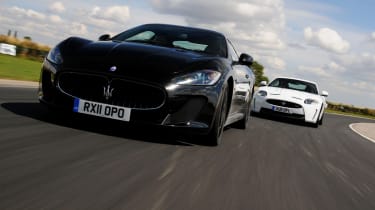 Maserati GranTurismo MC Stradale vs Jaguar XKR-S Coupe