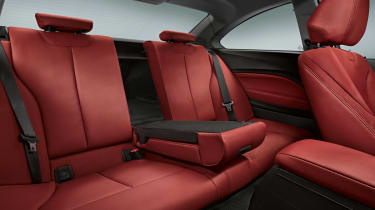BMW 2 Series coupe 2014 rear seats