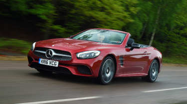 Mercedes SL - front tracking 