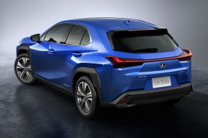 Lexus UX 300e - rear studio