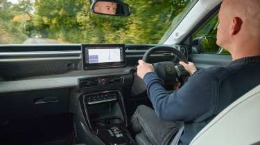 Alex Ingram driving the Citroen C3 Aircross