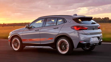 BMW X2 M Mesh Edition - rear sunset