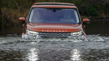 Land Rover Discovery prototype - full front water