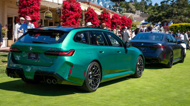 BMW M5 and M5 Touring on display at Monterey Car Week - rear