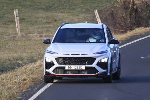 New 2021 Hyundai Kona N spied undisguised - front