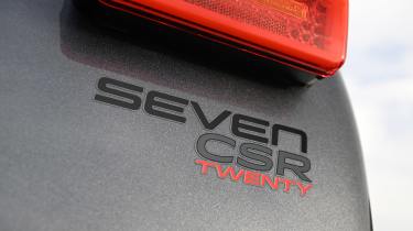 Caterham Seven CSR Twenty - rear badge