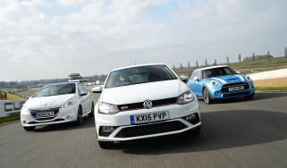 VW Polo GTI vs MINI Cooper S & Peugeot 208 GTi