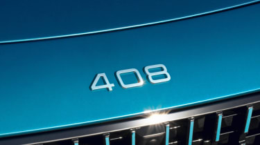Peugeot 408 badge teaser