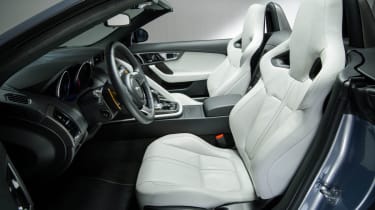 Jaguar F-Type interior side profile