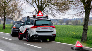 Mercedes ESF Concept shows brand's vision of an accident 