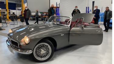 Electric MGB - front