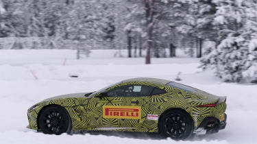 Aston Martin Vantage prototype - side action