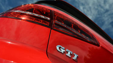 VW Golf GTI Performance Pack badge