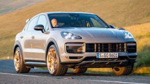 Porsche Cayenne Coupe Turbo GT - front cornering