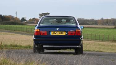 BMW M5 - rear cornering 