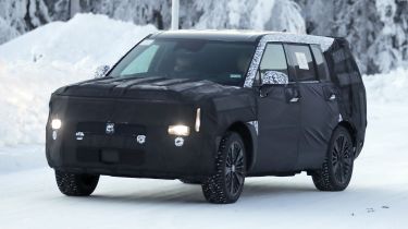 Hyundai Santa Fe Facelift - front 3/4