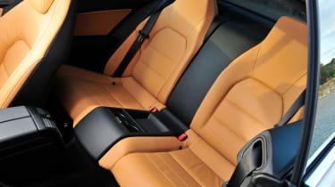 Mercedes E-Class Coupe rear seats