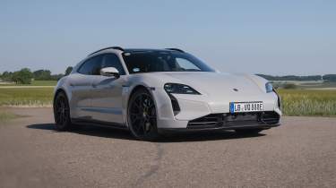 Porsche Taycan Turbo S Sport Turismo with E-Shift - front static