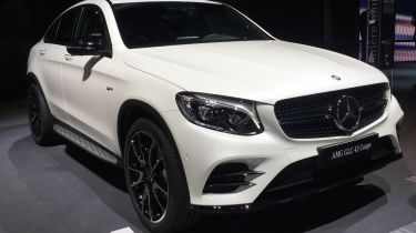 Mercedes-AMG GLC 43 Coupe - Paris front quarter