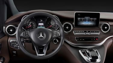 Mercedes V-Class steering wheel