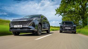 Chery Tiggo 9 vs MGS9 - front end