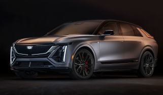 2026 Cadillac Lyriq-V - front 3/4 studio