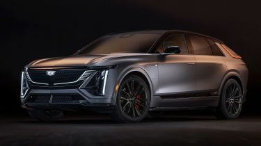 2026 Cadillac Lyriq-V - front 3/4 studio