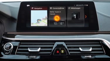 New BMW 5 Series - infotainment screen