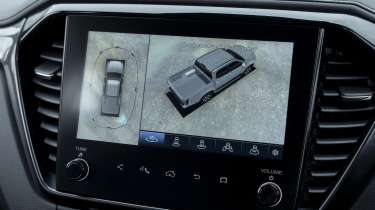 New Isuzu D-Max EV - infotainment screen 