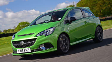 Vauxhall Corsa VXR - front tracking