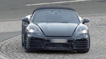 New Porsche Boxster (camouflaged) - front