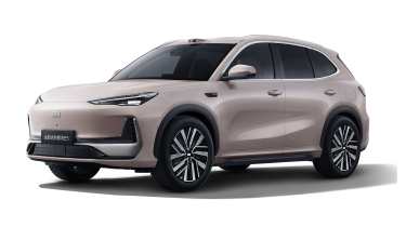 Refreshed Geely EX5 - front 3/4