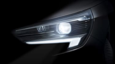 Vauxhall Corsa headlight teaser