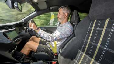 Vauxhall Corsa GSE Richard Ingram driving