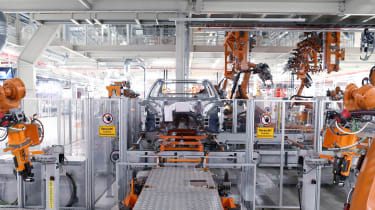 Audi A8 body shell factory