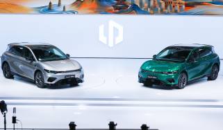 Leapmotor B05 Ultra being unveiled on stage