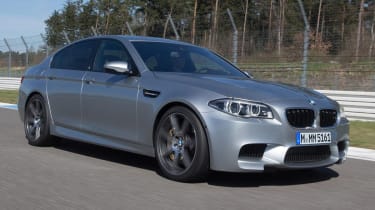 BMW M5 facelift front action