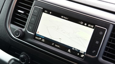 Vauxhall Vivaro - infotainment screen